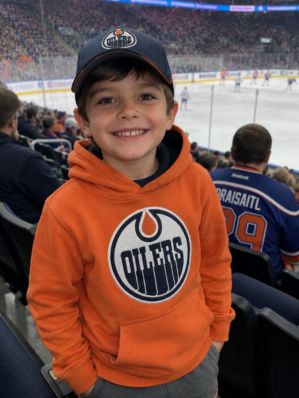 Youth NHL Edmonton Oilers Hoodie - SMALL